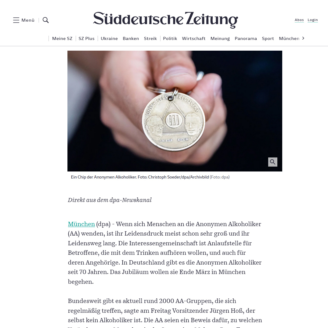 Pressebericht Süddeutsche