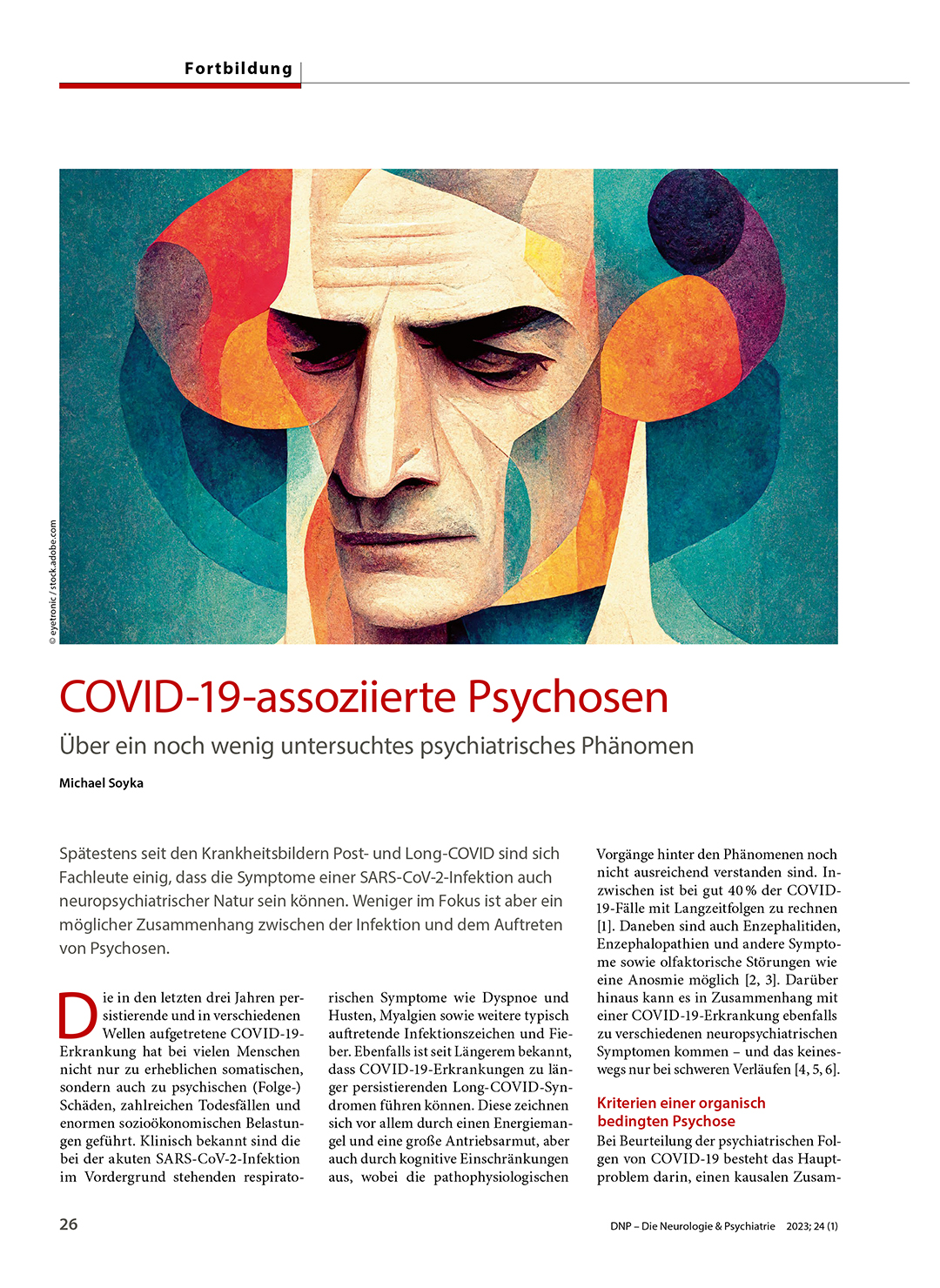 COVID-19-assoziierte Psychosen